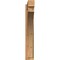 Ekena Millwork Thorton Block Rough Sawn Outlooker, Western Red Cedar, 6"W x 28"D x 40"H OUT06X28X40THR05RWR - alternate 4